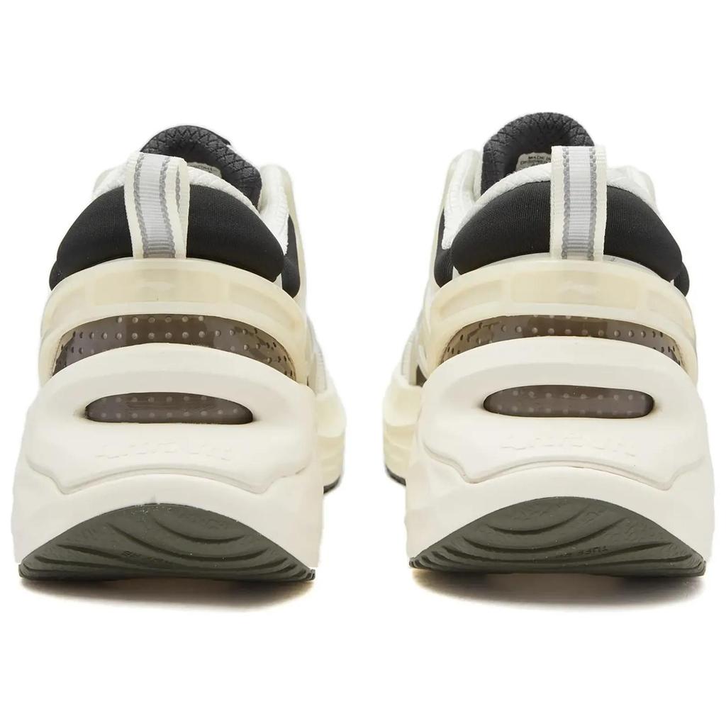 New LiNing Cushioning Wear Resistant Low Top Casual Running Shoes Men's White ARZS011-1