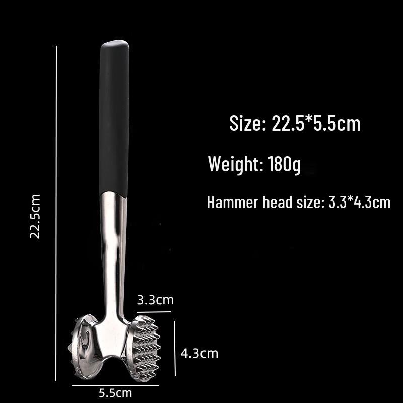 MUTTI Solid Zinc Alloy Meat Tenderizer Hammer