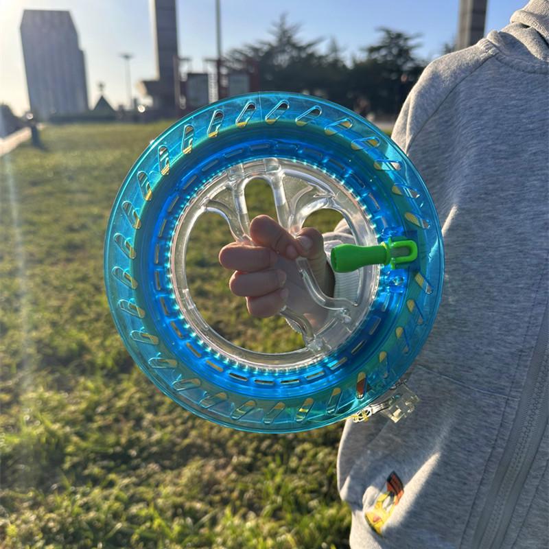 Weifang Crystalowy Kołowrotek do Latawca z Samoblokującym Kołem dla Dorosłych i Dzieci - Puste Wzornictwo Narzędzie do Puszczania Latawca