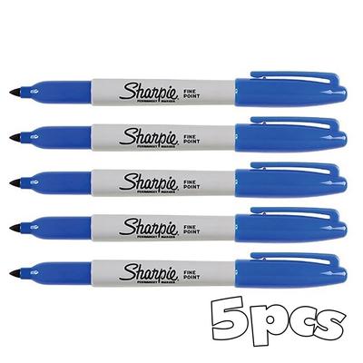 Sharpie Permanentmarker Namensstift Tattoo Transferzubehör, blau 5 Stück, 5 Stück