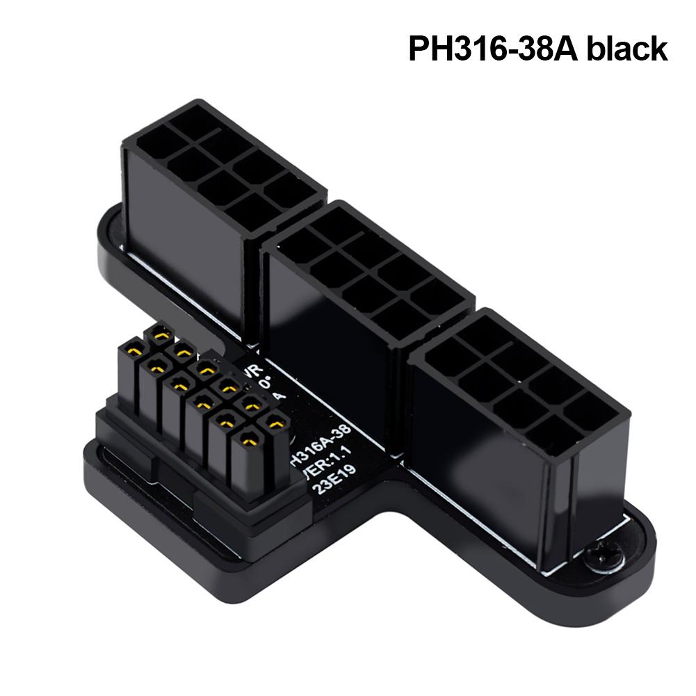 Adattatore Cavo Alimentazione Scheda Grafica PCIE ATX3.0 Connettore Angolato a 180 Gradi 12+4Pin Connettore di Alimentazione GPU 12VHPWR 600W