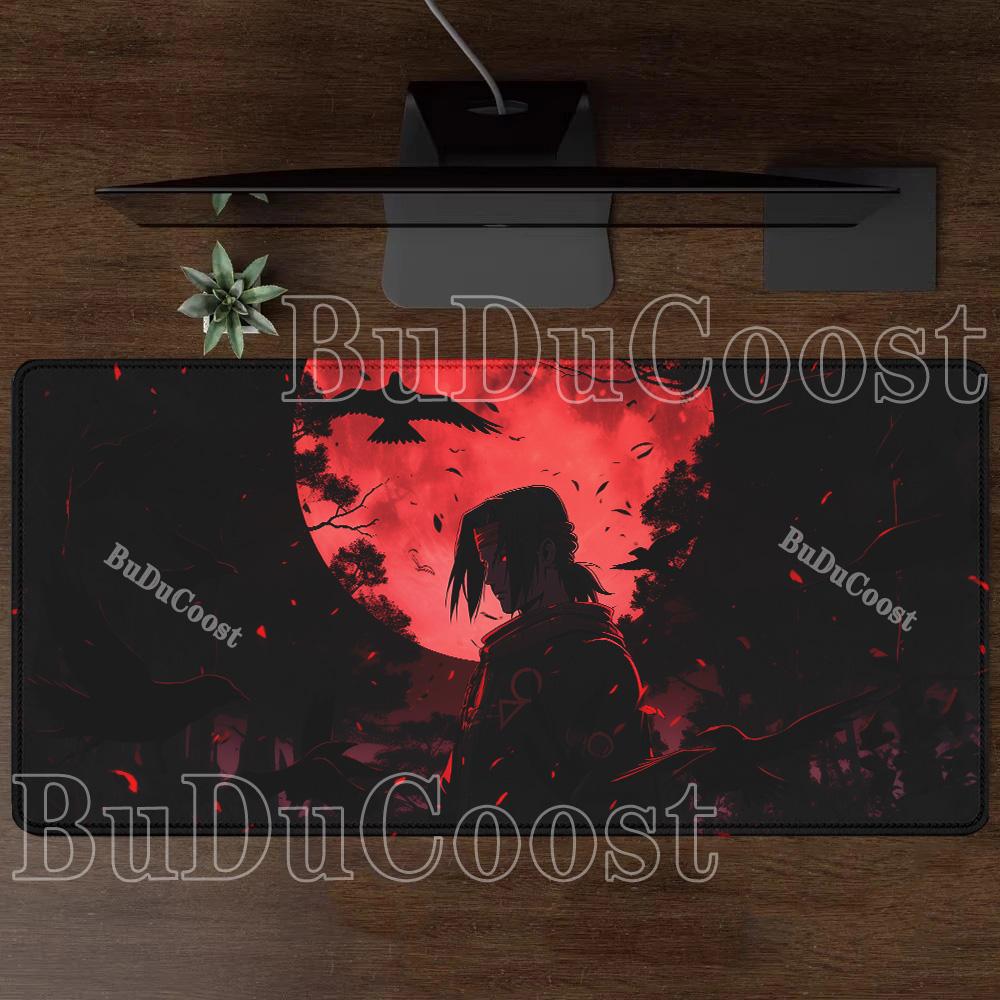 HD Printing Aakatsuki Naruto Mouse Pad Gaming Office Accessories Computer Keyboard Anime Non-slip Desk Mat Overlock XXL Mousepad