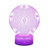 Five Major Leagues Football Club Team Standard 3D Night Light LED Colorful Touch Remote Control Night Light