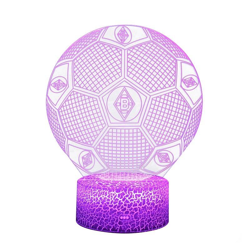 Five Major Leagues Football Club Team Standard 3D Night Light LED Colorful Touch Remote Control Night Light