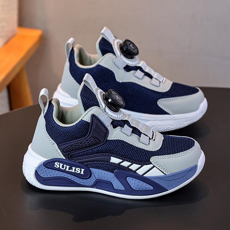 New Autumn/Winter 2025 Boys' Non-Slip Lightweight Sports and Basketball Shoes with Soft Sole