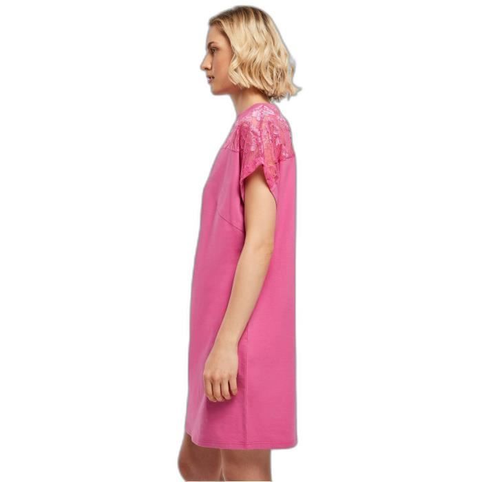 Robe en dentelle femme Urban Classics Tee - violet - XL - Respirant - Montagne