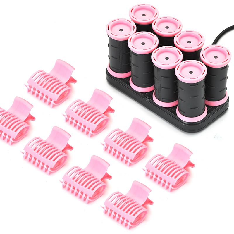 Elektrische Lockenwickler 8 Stück Professionelles Heizwickler-Set Für Schnelle Einfache Locken Perfekt Für Zuhause Oder Salon-Haarstyling