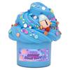4Pcs Fluffy Stretchy Butter Slime Kit-Scented DIY Super Soft Putty with Charms slime Non-Sticky Birthday Party Favors gift toys