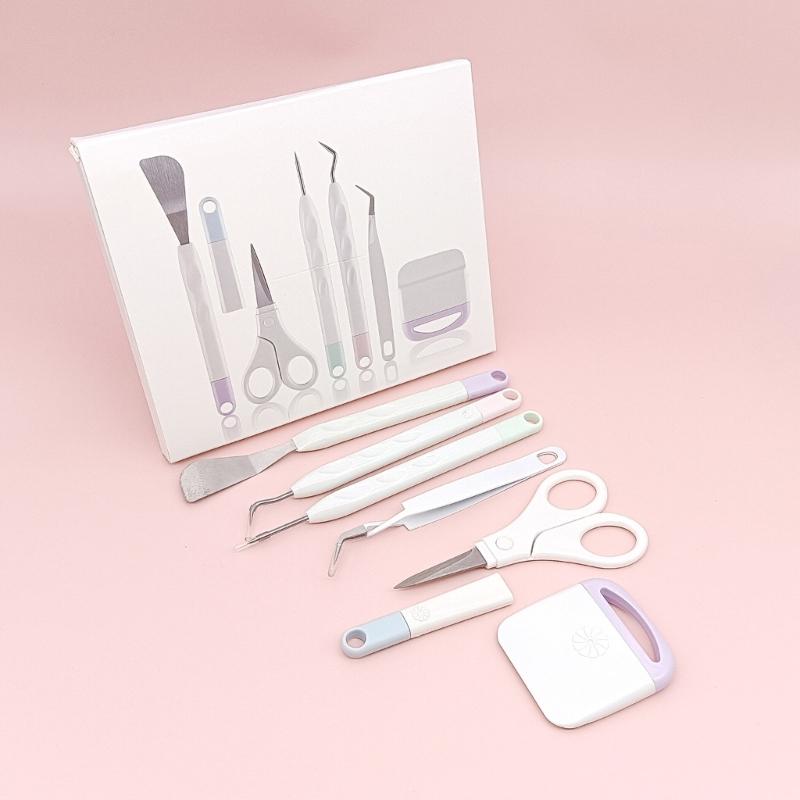 Weeding Tool Plotter Accessories 6pcs Vinyls Weeding Tools Crafting Basic Tool Kits Silhouettes Embossed Art Cutting Set