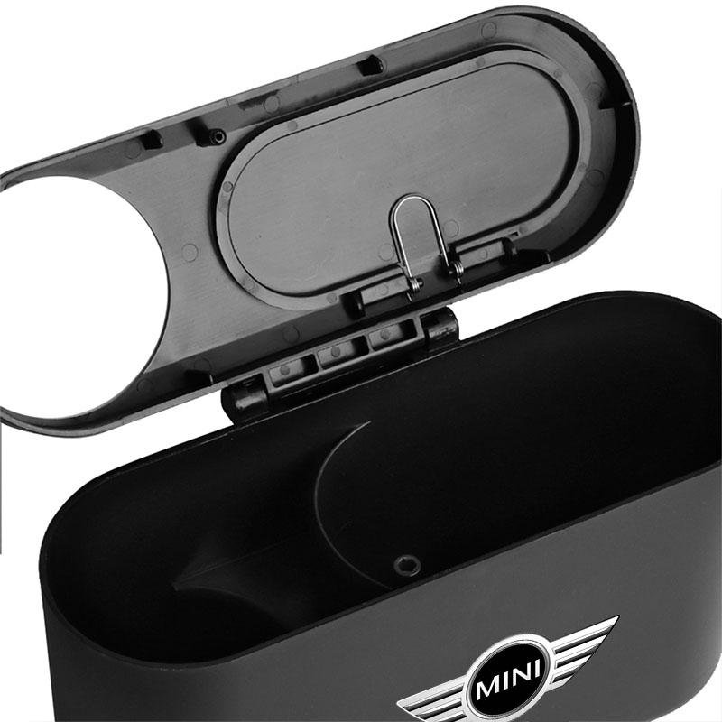 Mülleimer Autoemblem Müllbox Behälter Aufbewahrung Autozubehör Für BMW Mini Cooper F54 F55 F56 R56 R60 SONE Roadster Clubman Coupé