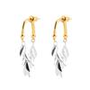 Elegant Geometric Leaf Tassel Earrings for Women - Chic, Personalized, Versatile Ear Jewelry