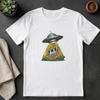 Ufo Cow Abduction Funny Alien Graphic Farm Animal Space Tshirt