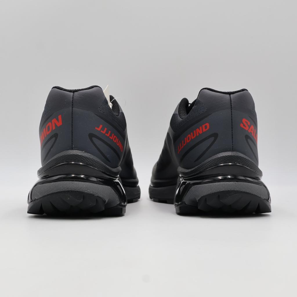 L49130300 JJJJound Salomon XT-6 Ebony Black Fiery Red (Men's)