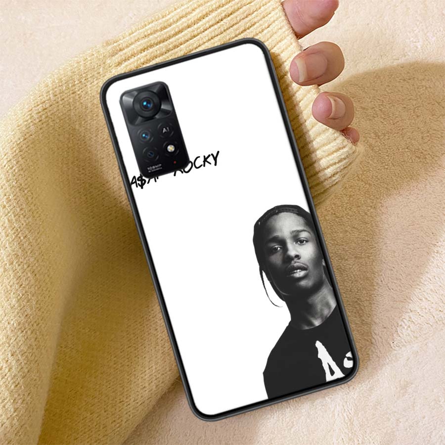 

A-A$AP R-Rocky Rapper Phone Case For Redmi Note 13 14 15 Pro Plus 12 13C 12C 15C 9 10 10C 9T 9C 9A TPU Soft Cover Clear Cell Cas Redmi 12C