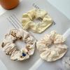 3pcs Hair ties for Teenage Girls Hair Accessories Cute Bear Floral Hair Scrunchies Cartoon Pattern Elastic Hair Bands