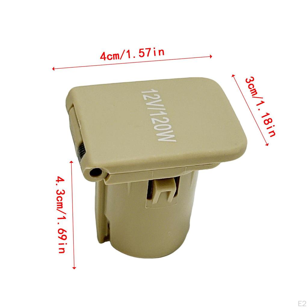 Replacement Front Power Outlet Sockets Cap Cover Plug for Prius 2010-2011, GX460 2010-2016, LX570
