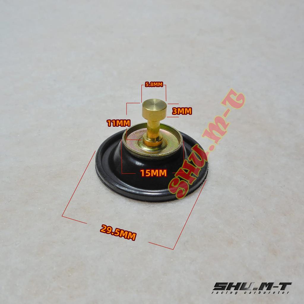 SHU.M-T Compatible with Kawasaki 250TR (TR250) Single Cylinder Motorcycle Carburetor Repair Kit, Plunger Diaphragm Assembly Included