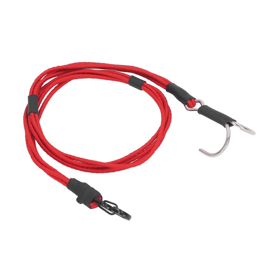 Akozon RC Crawler Kinetic Winch Strap Elastic Rescue Tow Trailer Rope Strap with Hook