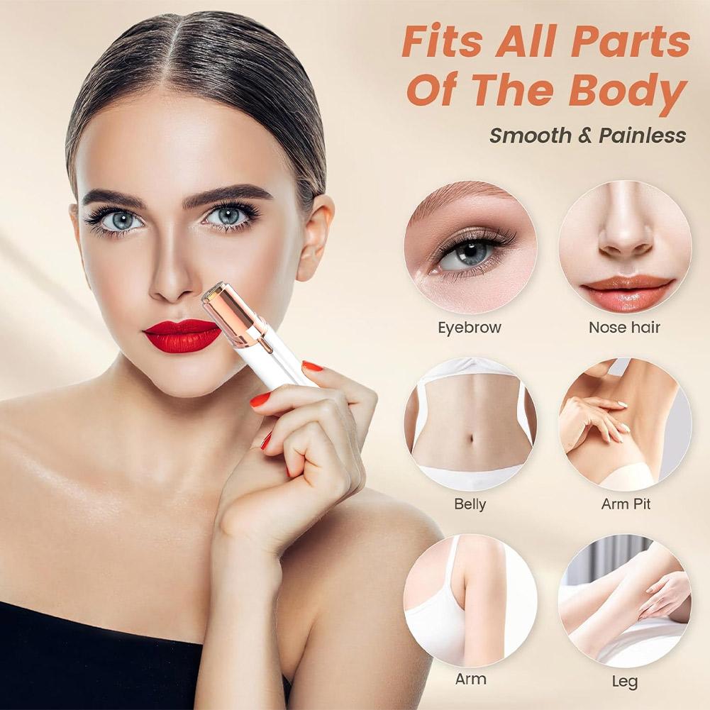 Electric Epilator Women's USB Rechargeable Head for Pain-Free At-Home Hair Removal Gentle Fast  Convenient