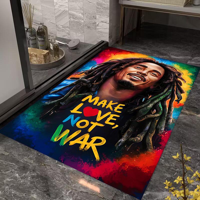 Harmony Peace: Make Love, Not War carpet Doormat Home Decor Office chair cushion Room Protective pad