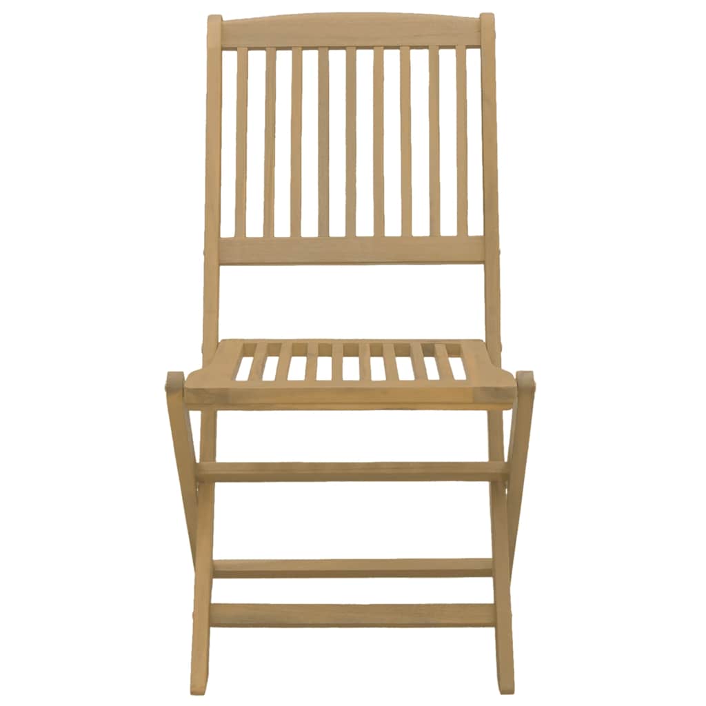 Garden Chairs 8 pcs Foldable 44 x 50 x 88 cm Solid Acacia Wood