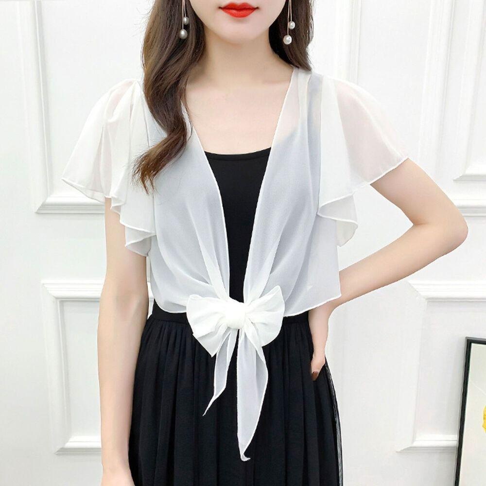 Large Yards Thin Section Cardigan Chiffon Loose Blouse High Quality Chiffon Shawl  Summer