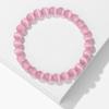 Bracciale con perline di occhio di gatto da 8 mm, bracciale con perline rotonde in pietra naturale, bracciale con perline di quarzo occhio di gatto liscio, gioielli da uomo e da donna.