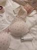 Girls Cute Bras Push Up Underwear Lace Dot Wireless Lingerie Backless Adjustable Women's Bras