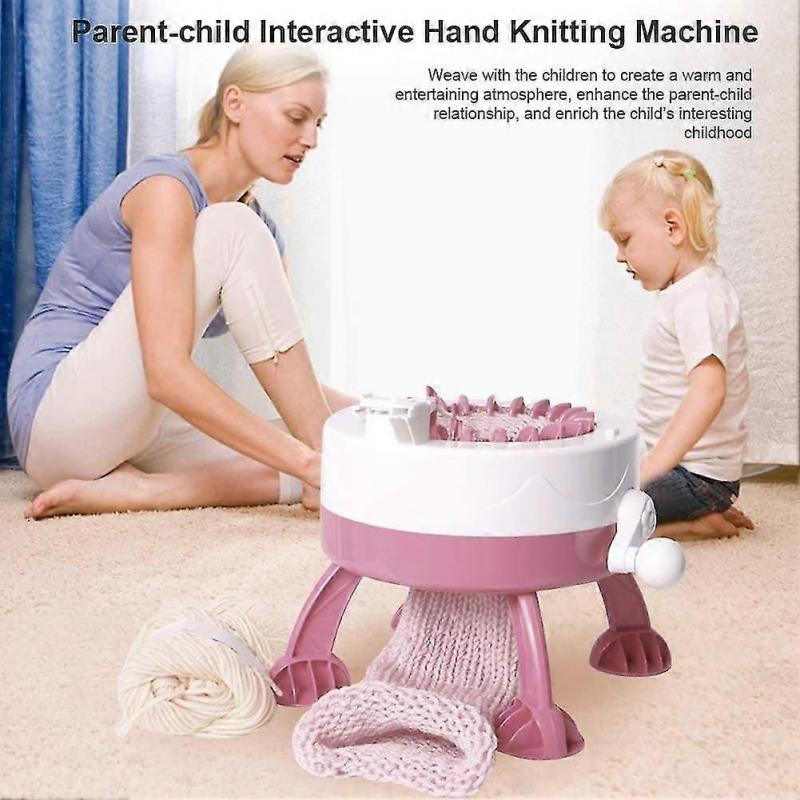 Knitting Machine, 22 Needles Loom Manual Automatic Loom Kit Kids Diy Loom Sewing Machine compatible Weaving Scarves Woven Hats Woven Socks