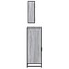 3 Piece Bathroom Furniture Set Gray Sonoma Particleboard