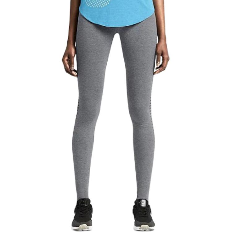 

Nike Тонкие леггинсы с высокой талией в горошек, женские леггинсы серого цвета 643046-091 L