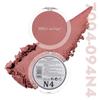MISS ROSE Round Texture Blush Palette Waterproof Non Smudge Natural
