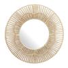 Nairobi Spiegel Rund 50 cm Boho Stil Geflochten