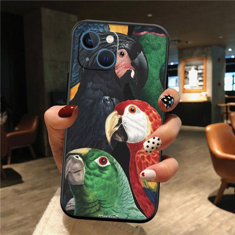 Parrot bird Shell Phone Case for Samsung Galaxy Note 10 20 S23 S24 S25 Ultra FE Plus Edge Lite A02S A35 A07 A17