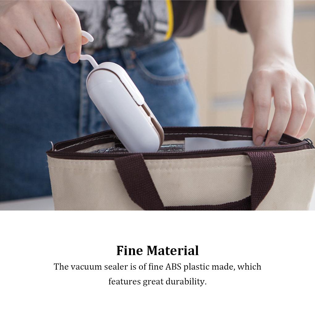 Vacuum Sealer Replacement Solid Color Hanging 2 In 1 Home Kitchen Fruit Vegetable Bag Package Sealing Machine Tool