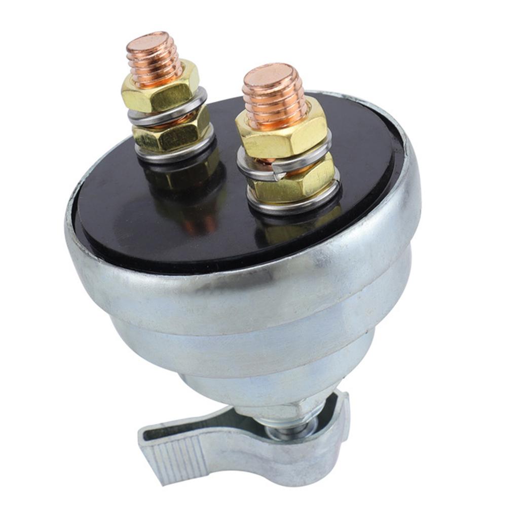 Upgrades Battery Disconnect Switch with Aluminium Housing 185A Battery Power Cutoff Switch Aluminum Housing Switch