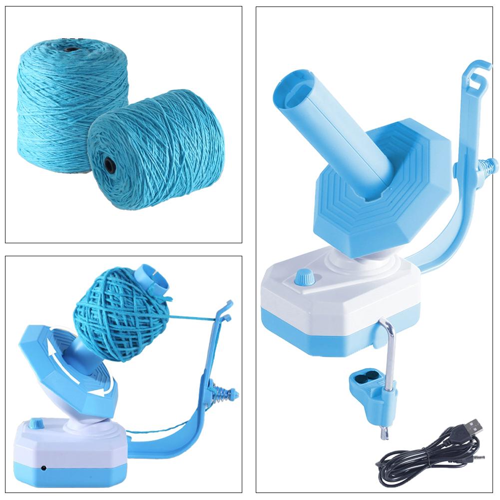Electric Yarn Ball Winder Non Slip Base Efficient Auto Yarn Spinner Wool Spinner Roller for Knitting Enthusiast Y5P9