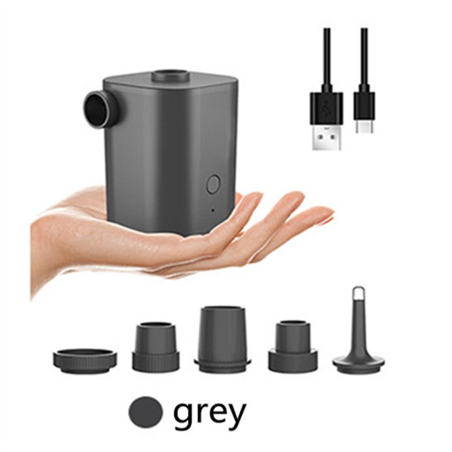Portable Mini Air Pump With 2500Mah Battery Usb Rechargeable To Inflate Deflate