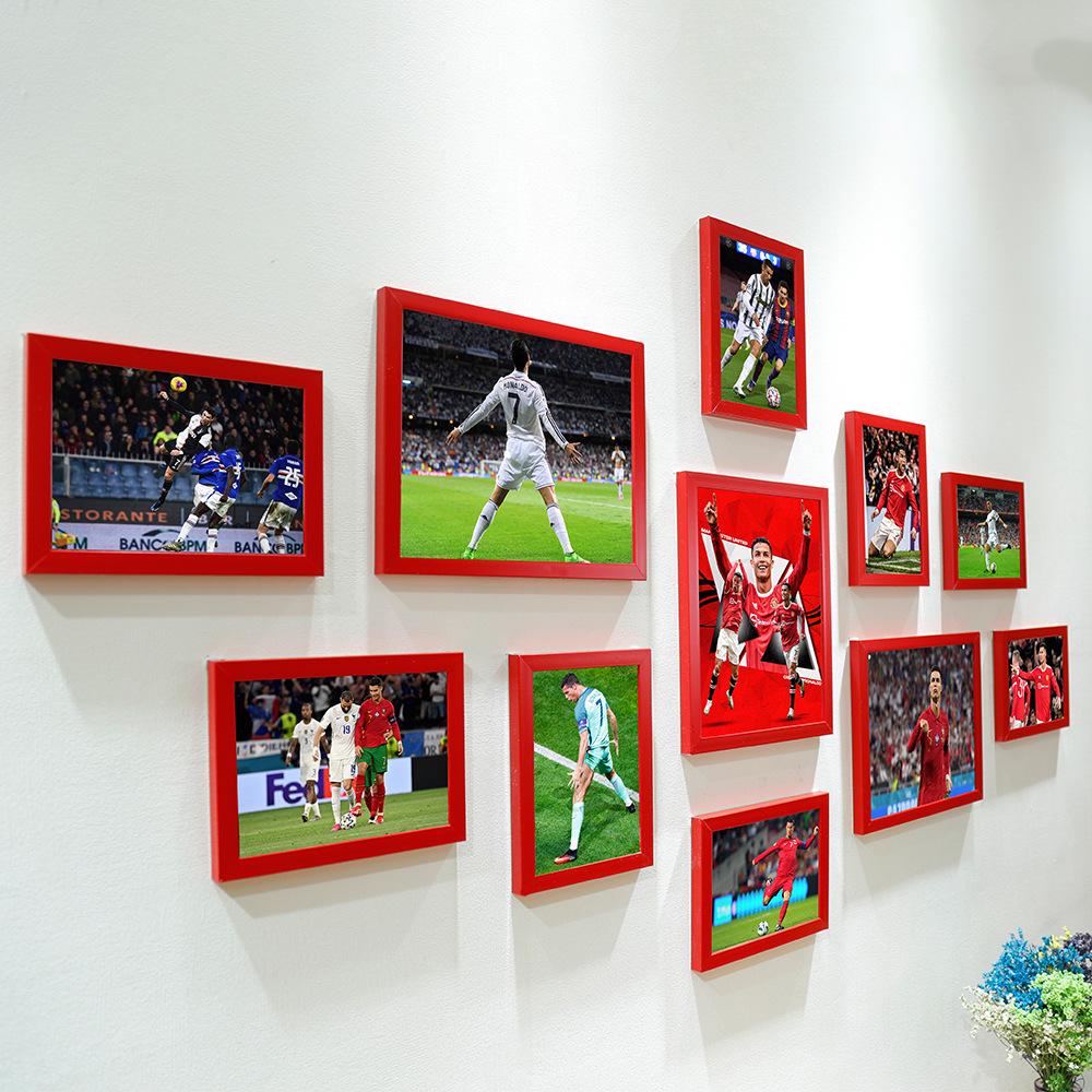 

Manchester United Ronaldo World Cup Poster - Decorative Football Club Wall Art Frame 3x 7-inch / 8x 5-inch + Art Core 1169