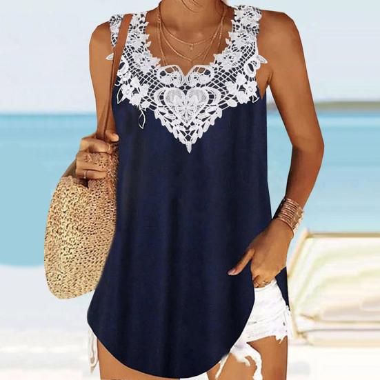 

Жилет-футболка с модным дугообразным подолом, мягкий женский однотонный кружевной топ, уличная одежда