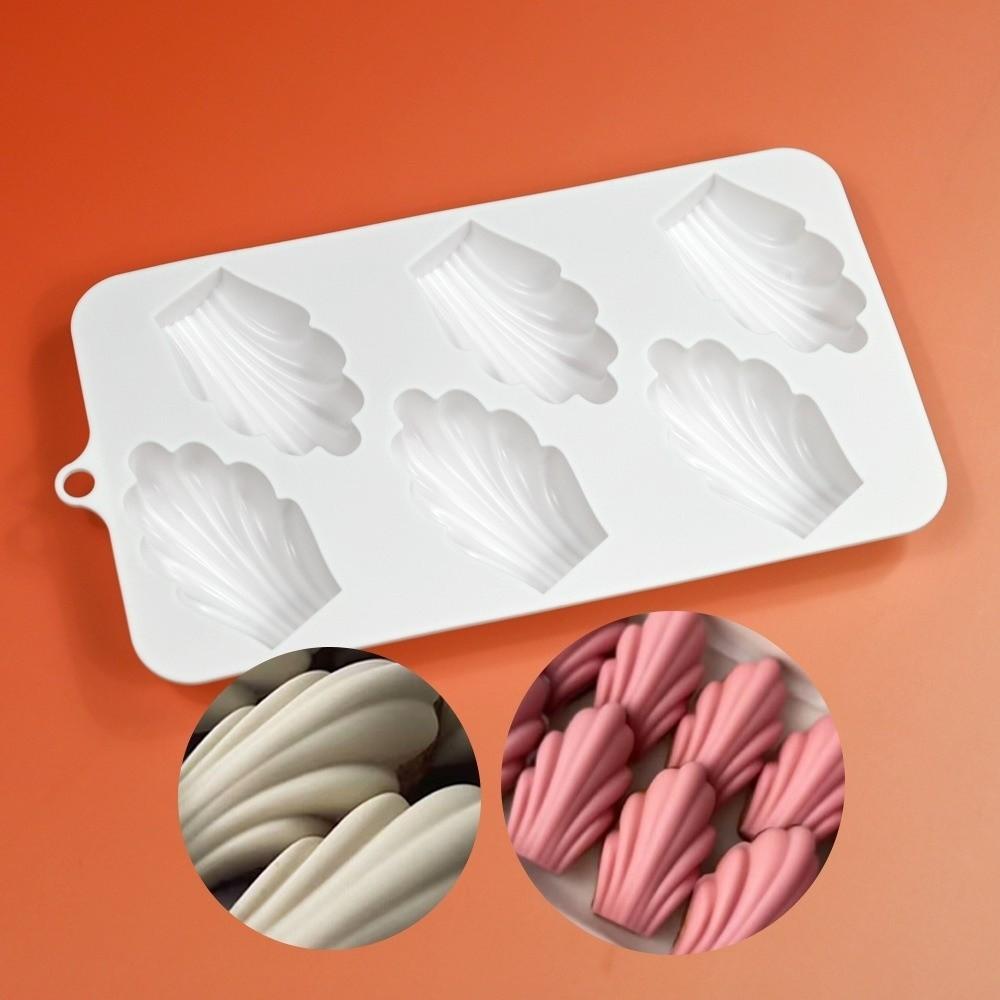 Silicone Material Baking Mold Madeleine Shell Dessert Mold Easy Release Pudding Mold  Bread Making
