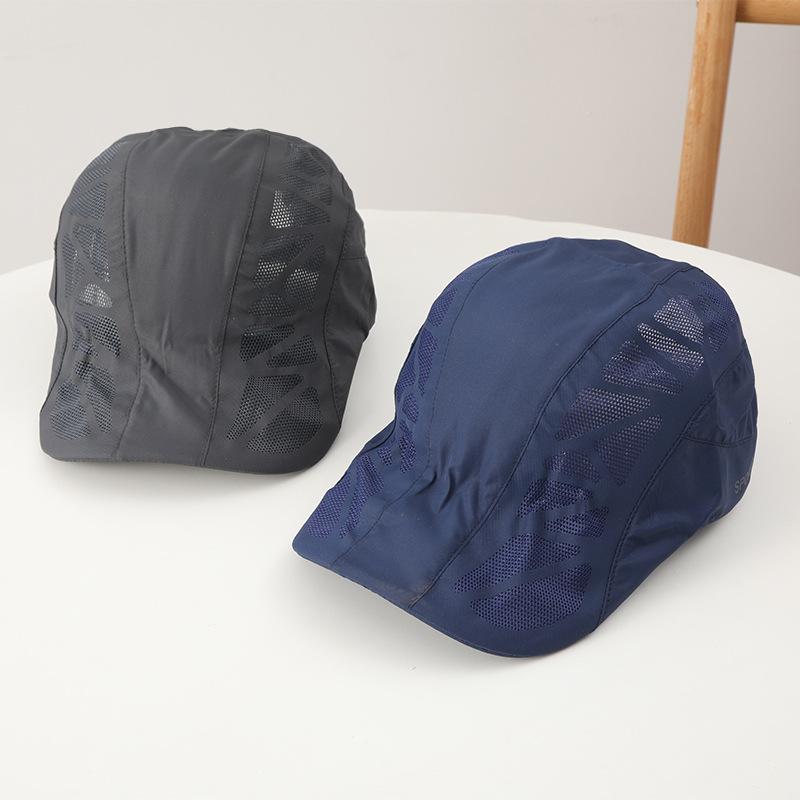 Summer baseball cap, thin tennis cap, forward cap, fashionable baseball cap, sun-protection fishing hat, sun hat, men's sun hat