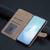 For Xiaomi 15T Case Lines Imprinted Flip Leather Retro Phone Cover with Wrist Strap