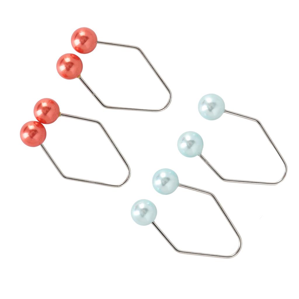 2 Pair Dimple Trainer Piercing Free Easy To Wear Enhanced Smile Dimple Maker Balls Tool for Face Cheek Red + Blue