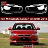 Fits 2010-2016 Mitsubishi Lancer EX Headlight Cover: Transparent Lamp Shell Replacement.