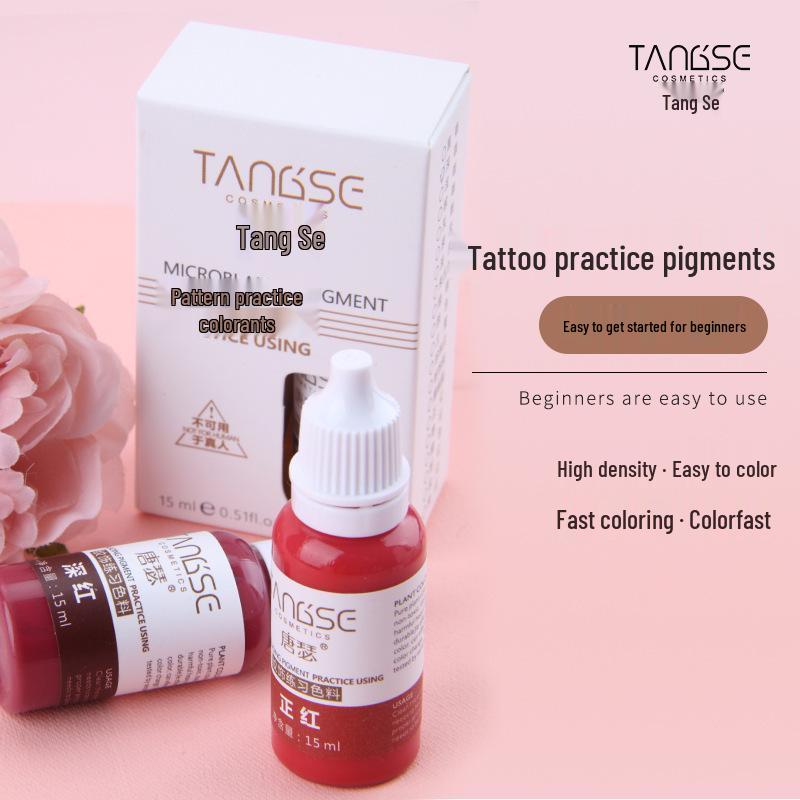 Tangse Stickerei Halbpermanente Augenbrauen- und Lippenfarbe Pigmentwerkzeuge