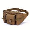 Outdoor Walking Large Capacity Sports Fanny Pack Tactical Waterproof Oxford Cloth Multi-functial Chest Bag Leisure Fanny Pack