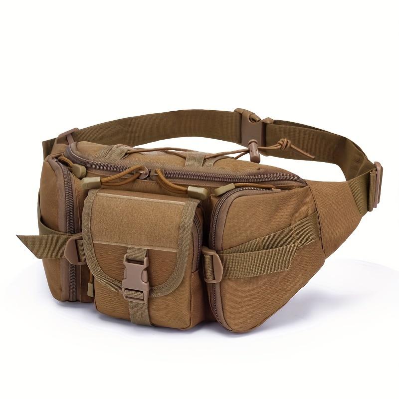 Outdoor Walking Large Capacity Sports Fanny Pack Tactical Waterproof Oxford Cloth Multi-functial Chest Bag Leisure Fanny Pack