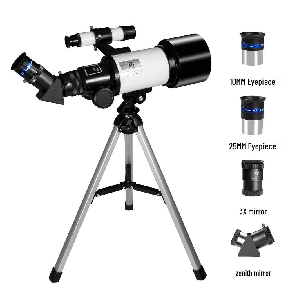 HABO 70300 Astronomical Telescope: Student Gift, Professional, Erect Image, Large Aperture, High Magnification, HD Telescope