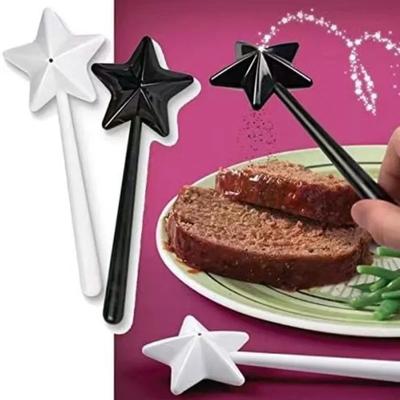 Přenosné solničky a pepřenky, plnitelné kouzelné hůlky ve tvaru hvězdy, dávkovače koření, sady kořenek, kuchyňské potřeby, BBQ pomůcky